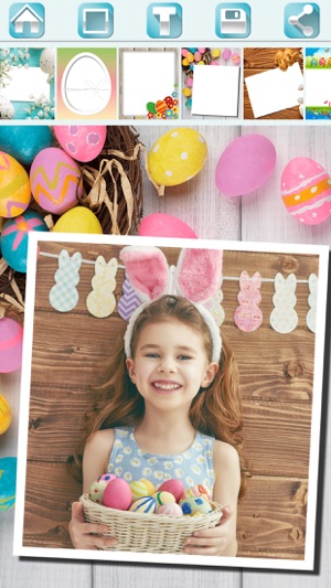 Happy Easter photo frames for album – Pi