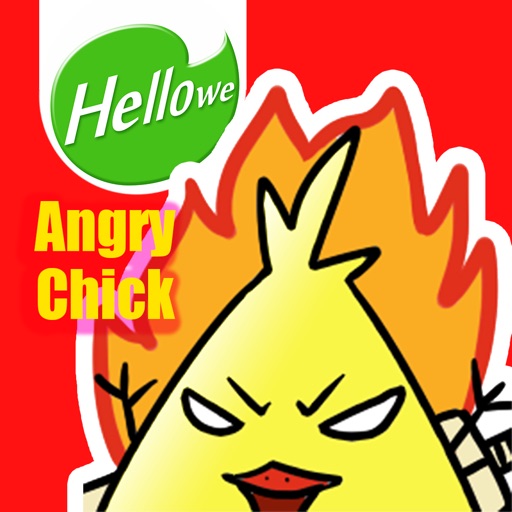 Hellowe Stickers: Angry Chick icon