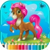 Pony Art Coloring Book - Activities for Kids