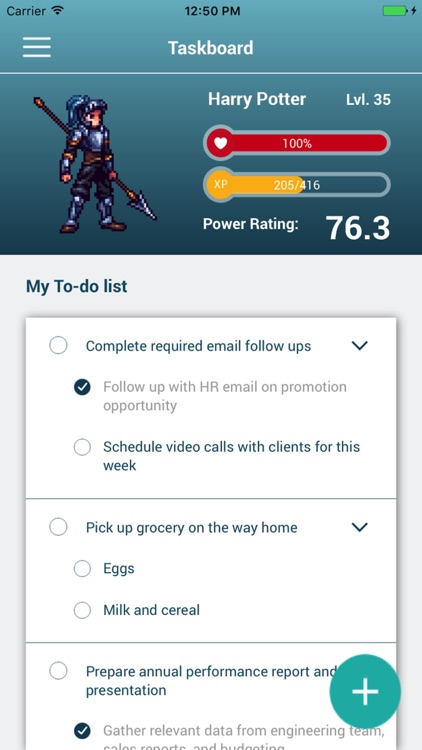Bounty Tasker: Gamify your tasks and to-do list