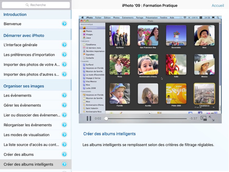 Tutorom pour iPhoto '09 - Formation Vidéo screenshot-3