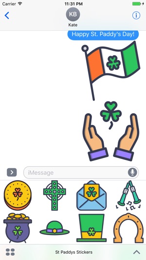 St Paddys Stickers - Irish Holiday Emoji(圖1)-速報App