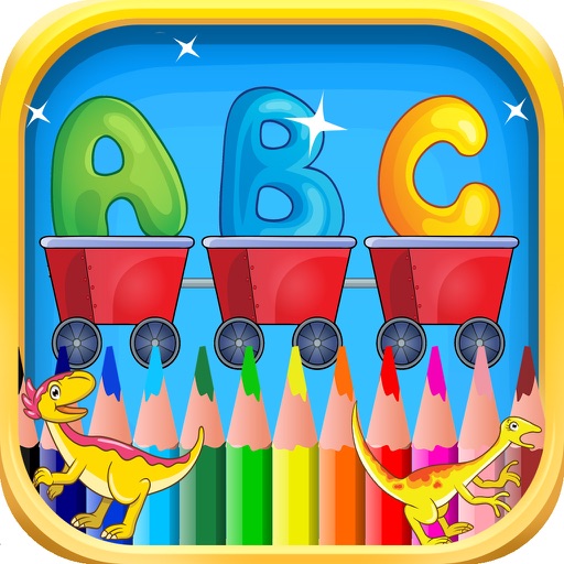 Abc Kindergarten & coloring book pictures iOS App
