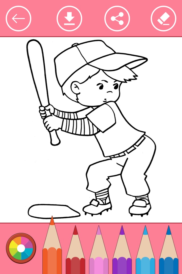 Coloring Book of Sport & Soccer for Kids screenshot 4