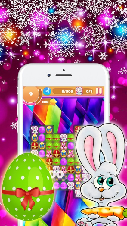 Easter Eggs Bunny Match Game For Family & Friends