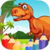 Icon Dino Park Coloring Jurassic Dinosaur World