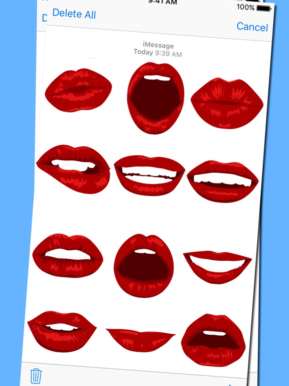 Lip Expressions Stickers screenshot 5