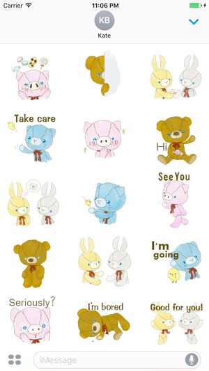 Cutest Animals Speak English Stickers(圖2)-速報App