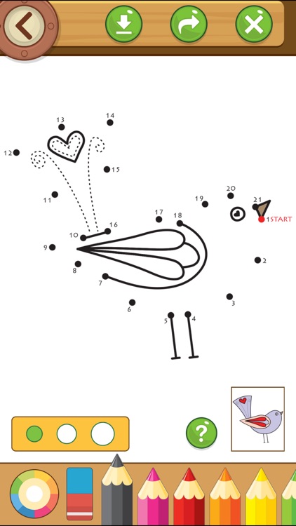 Coloring book - Kids learn to draw birds, animals