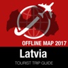Latvia Tourist Guide + Offline Map