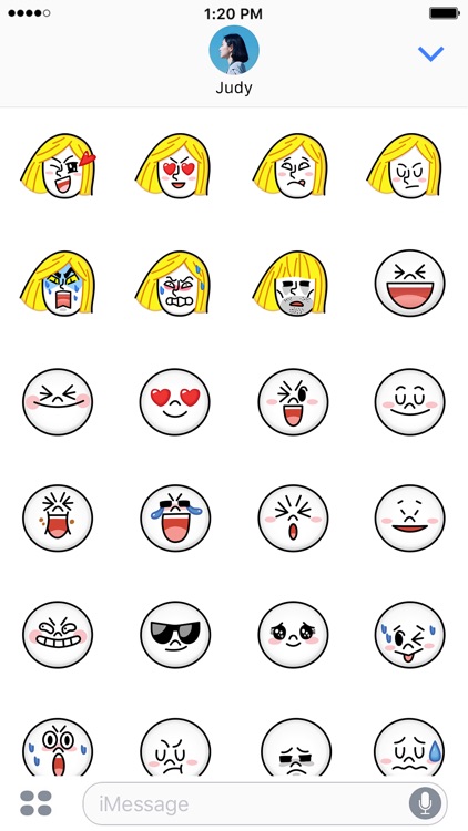 JAMES & MOON Emoji Stickers - LINE FRIENDS screenshot-3