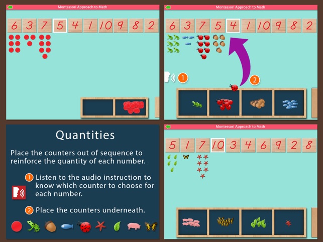 Preschool Counting - Montessori Cards And Counters(圖4)-速報App