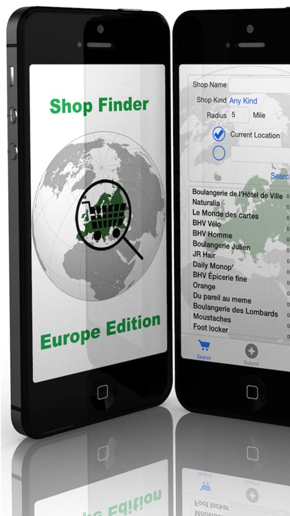 Shop Finder Europe