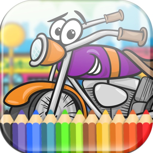 Vehicles Coloring Book for Kids & Toddlers iOS App
