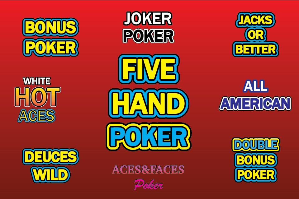 Five Play Video Poker screenshot 2