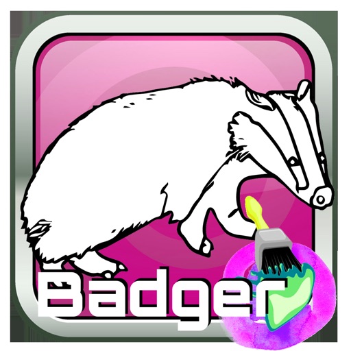 Tap Badger Paint Game Icon