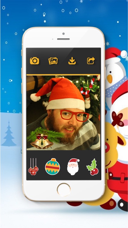 Christmas Stickers - Decorate Your Selfies