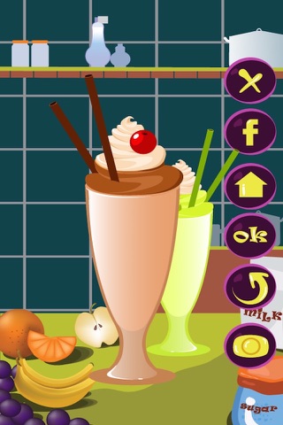 MilkShake Smoothie - Dessert Drink Making Game fre screenshot 3