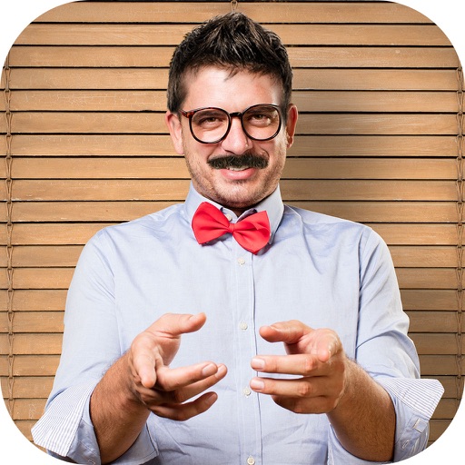 Man Hair Mustache Camera Photo Editor Icon