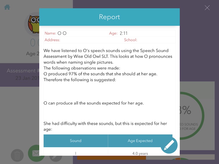 Speech Sound Assessment App for EYPs screenshot-2