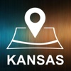 Kansas, USA, Offline Auto GPS