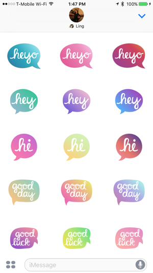 Heyo - Beautiful Handwritten Color Speech Bubble(圖5)-速報App