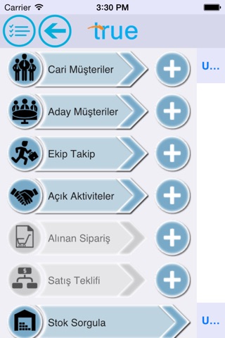 True Mobil CRM screenshot 2