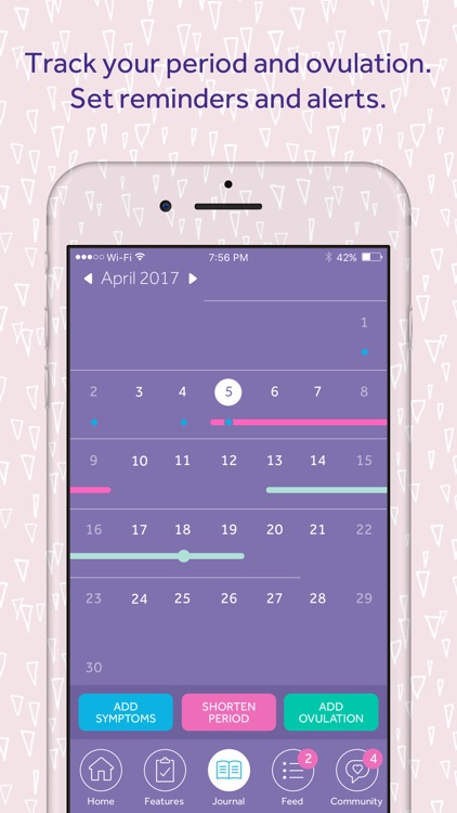 Flutter - Period Tracker and Endometriosis Journal