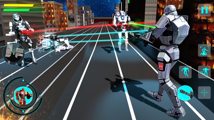 Futuristic Robot Fighting Game: Real City Robo War screenshot-4