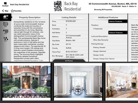 Back Bay Residential for iPad screenshot 4