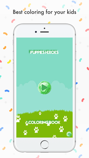 Puppies Heroes - coloring book(圖1)-速報App