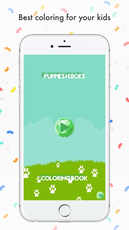 Puppies Heroes - coloring book