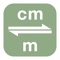 Icon Centimeters to Meters | cm to m
