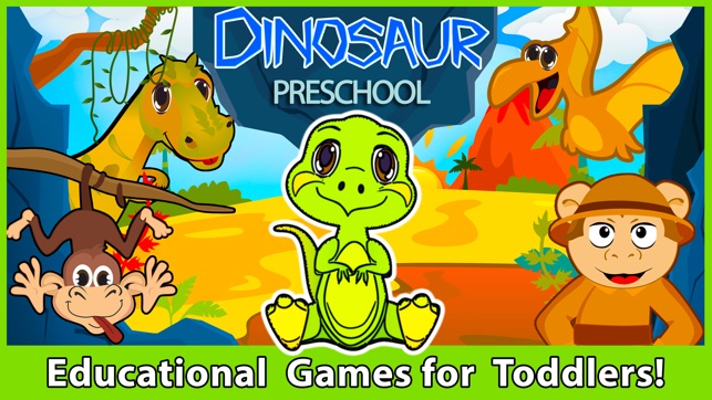 Dinosaur Puzzles for Toddlers - Free kid