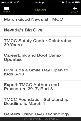 myTMCC screenshot 3