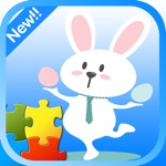Lovely easter bunny jigsaw puzzle for kids