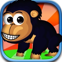 スーパースウィンギング·キングチンパンジーのジャングルモンキージャンプ