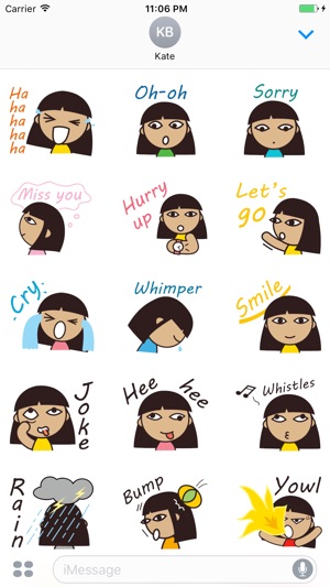 Cute Farah In Holidays Stickers(圖2)-速報App