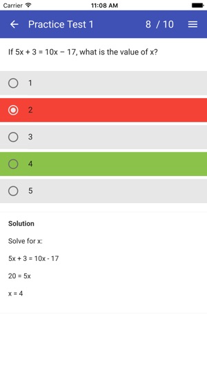 ACT Maths Practice Tests(圖4)-速報App