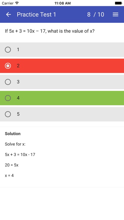 ACT Maths Practice Tests screenshot-3