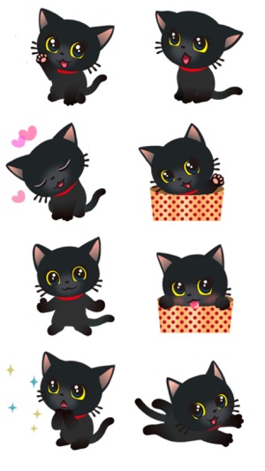 Best Black Cat Stickers(圖4)-速報App