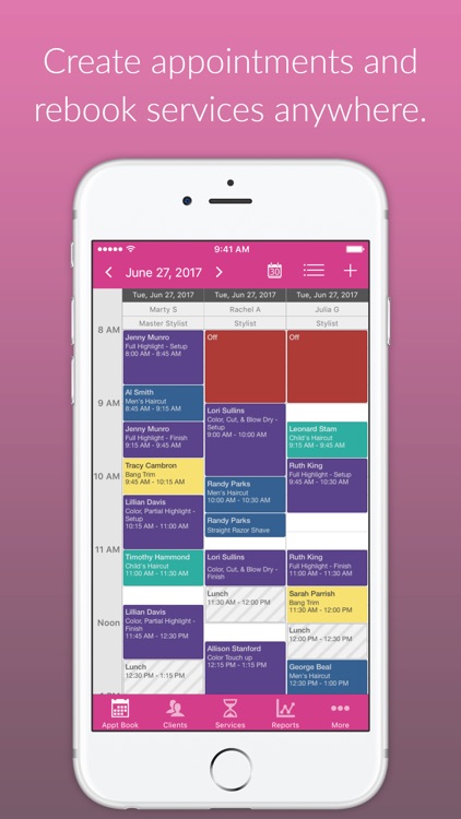 Salon Iris - Salon Appointment Book & POS Software