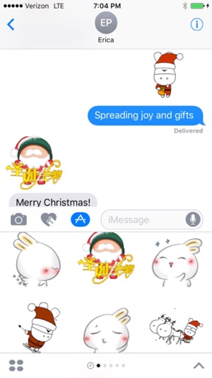 Bunny Christmas Emojis(圖2)-速報App