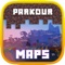 Enjoy with your friends the greatest collection of Parkour Maps for Minecraft PE