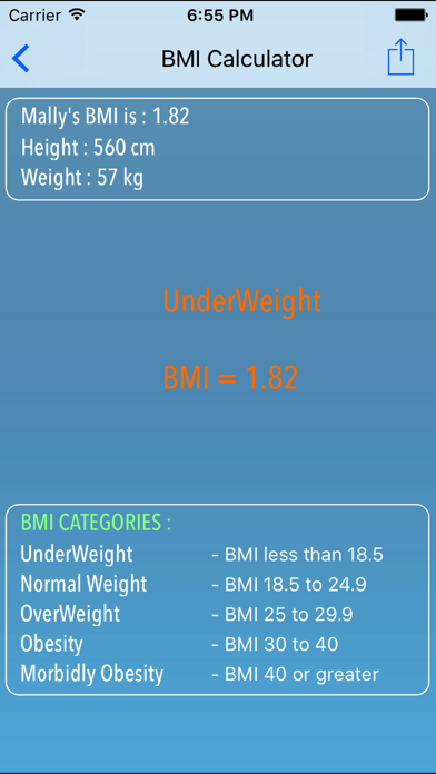 Instant BMI Calculator -Control Your Weight & BMI screenshot 2