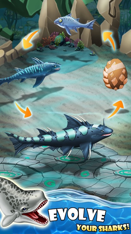 SHARK WORLD: Sharks & Jurassic animal battle games screenshot-4