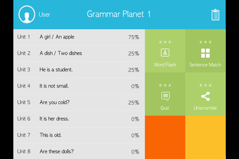 Grammar Planet 1 screenshot 2