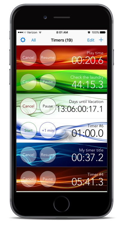 Timers M - A Multiple Timers App