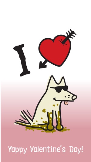 Teddy the Dog: Yappy Valentine's Day Sti