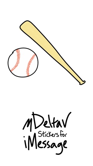 Baseball sticker, sport game stickers for iMessage(圖1)-速報App